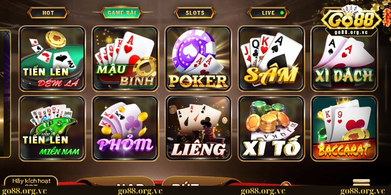Kho trò chơi bài thú vị, ăn khách nhất tại sàn giải trí FA88