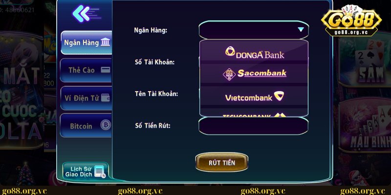 Sàn giải trí 789club thanh toán nhanh chóng với đa dạng hình thức